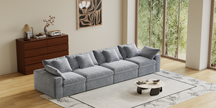Cloud Couch Boneless Sofa Deep Seat Sectional Couches for Living Room, No Spring & No Assembly Required
