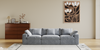 Cloud Couch Boneless Sofa Deep Seat Sectional Couches for Living Room, No Spring & No Assembly Required