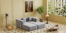 Square sofa, Boneless Couch  for Living Room,No Assembly Required