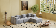 Square sofa, Boneless Couch  for Living Room,No Assembly Required