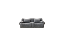 Famora Couch Boneless Sofa, Modular Deep Seat Sectional Sofa for Living Room, No Spring & No Assembly Required