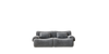 Famora Couch Boneless Sofa, Modular Deep Seat Sectional Sofa for Living Room, No Spring & No Assembly Required