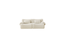 Famora Couch Boneless Sofa, Modular Deep Seat Sectional Sofa for Living Room, No Spring & No Assembly Required