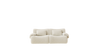 Famora Couch Boneless Sofa, Modular Deep Seat Sectional Sofa for Living Room, No Spring & No Assembly Required