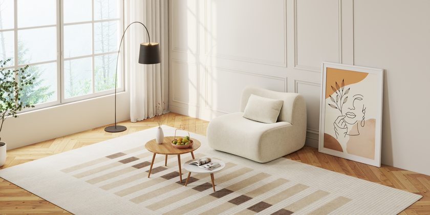 Famora Couch Boneless Sofa, Modular Deep Seat Sectional Sofa for Living Room, No Spring & No Assembly Required