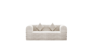 Teddy Sofa  4-in-1 Folding Convertible Sofa Bed, Boneless Couch with Fixed-Shape Frame, Loveseat Sleeper with Pull Out Bed