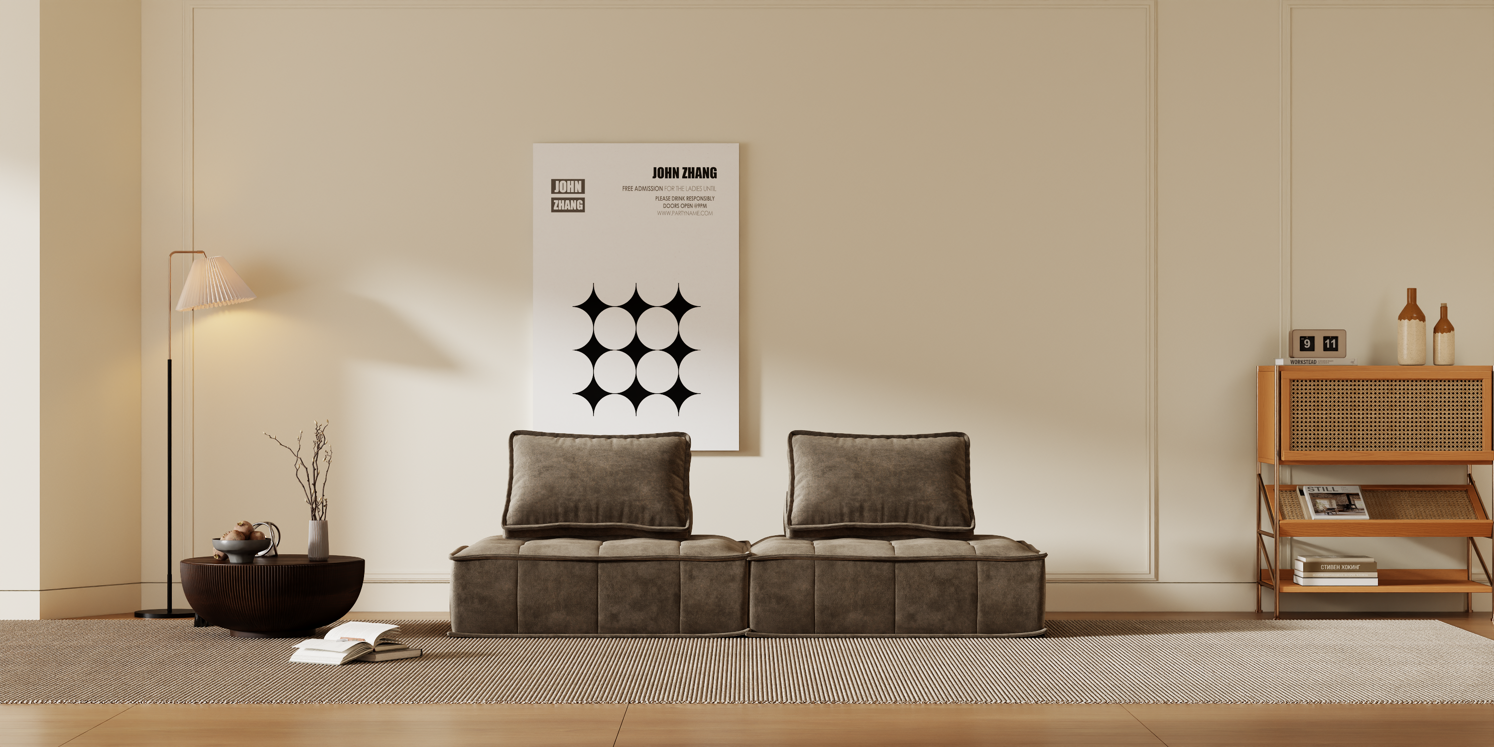 Modular Sectional Sofa Boneless Couch Comfy Sectional Couch, No Assembly Required, Chenille